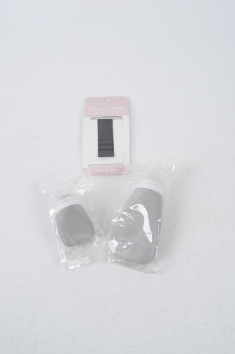 새제품 휴대용 실리콘 튜브 공병 2개와 6.5CM길이 실핀 묶음(민세4)