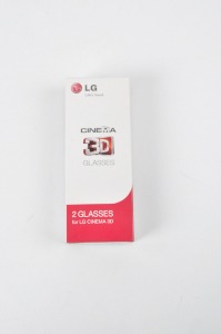 새제품 LG 3D 흰색 프레임 안경 2개 세트(밍밍2)