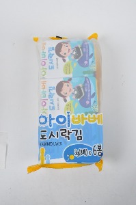 새제품 8매*6봉 아이바베 도시락김(수수)
